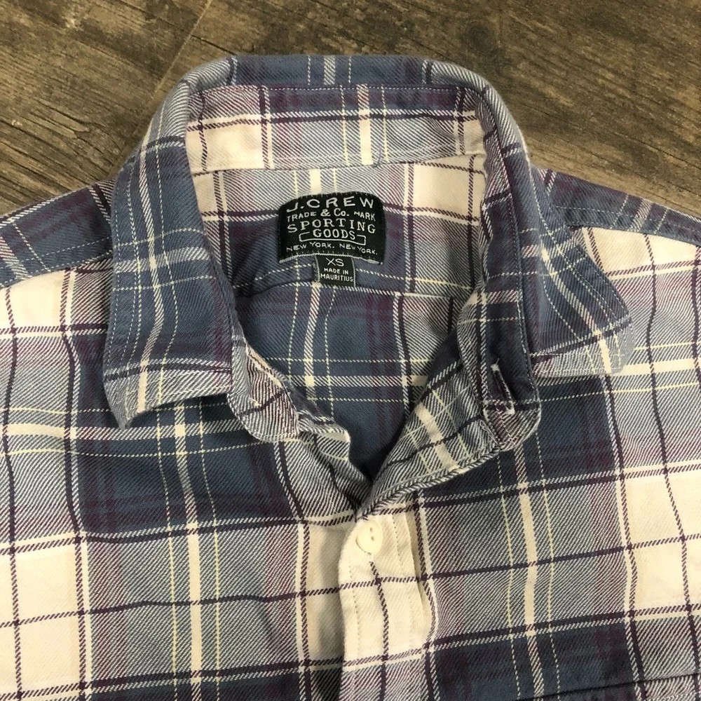 J.CREW & Co.‎ Sporting Goods LS Plaid Shirt Size XS (22)
